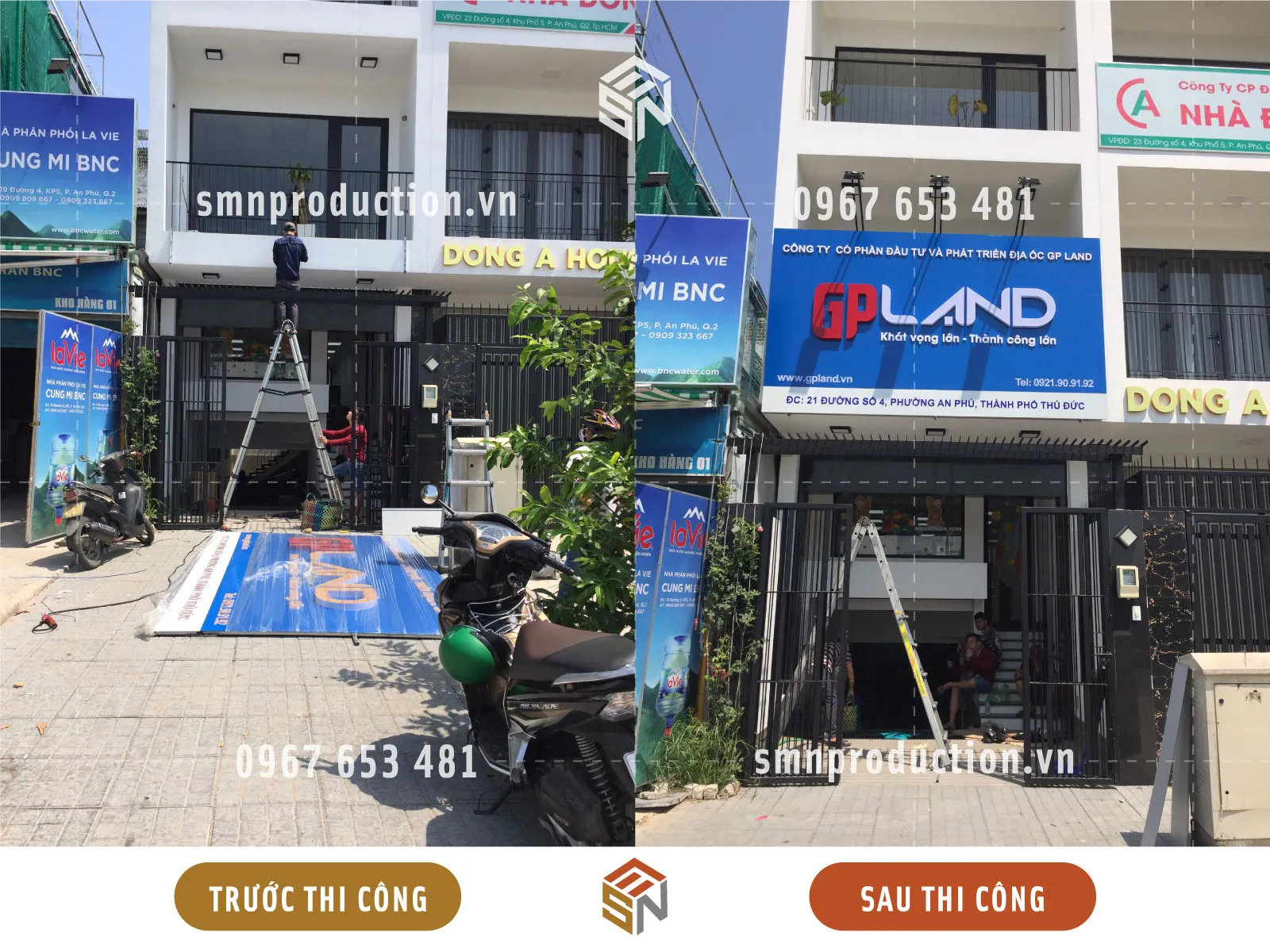 thi công bảng hiệu, bảng hiệu