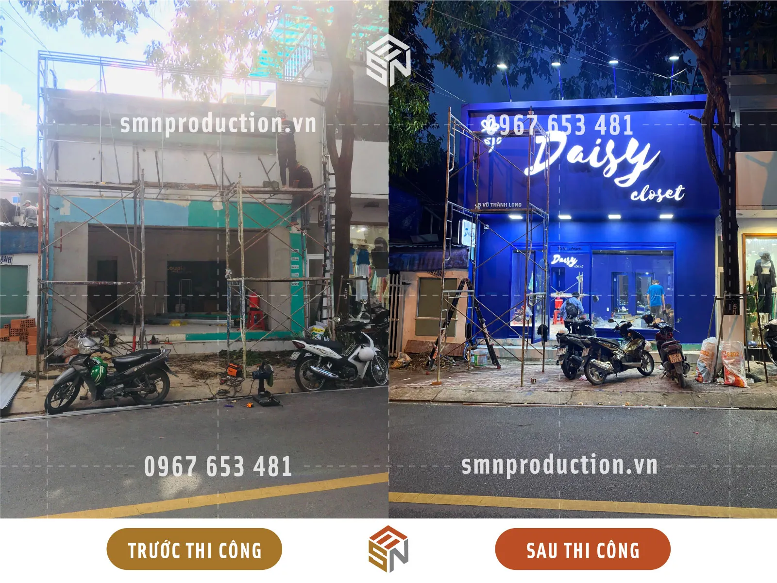 thi công bảng hiệu, bảng hiệu