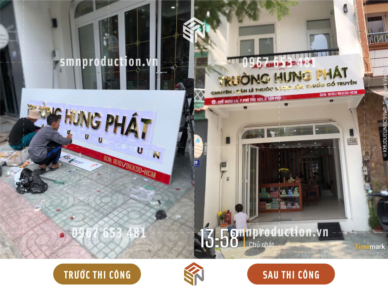 thi công bảng hiệu, bảng hiệu