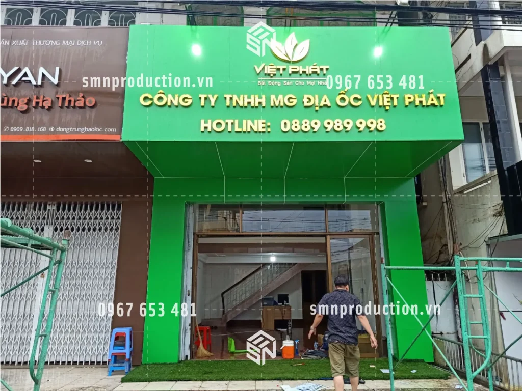 làm bảng hiệu, làm bảng hiệu quảng cáo