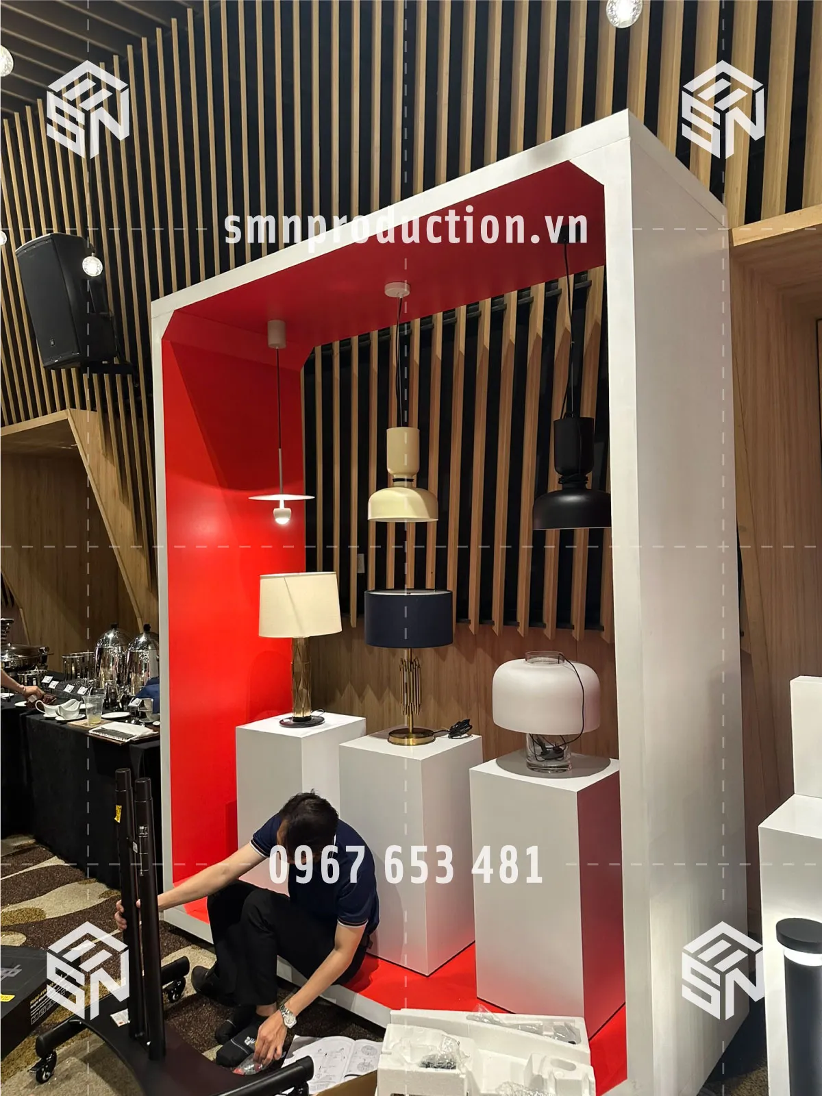 thi công booth quảng cáo