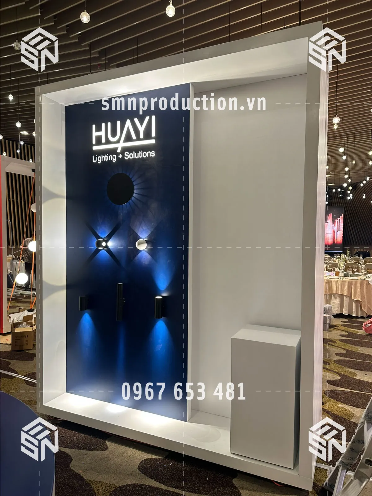 thi công booth quảng cáo