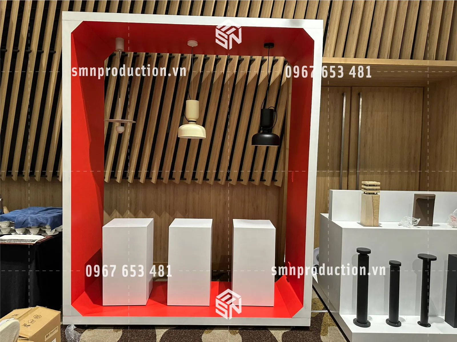 thi công booth quảng cáo
