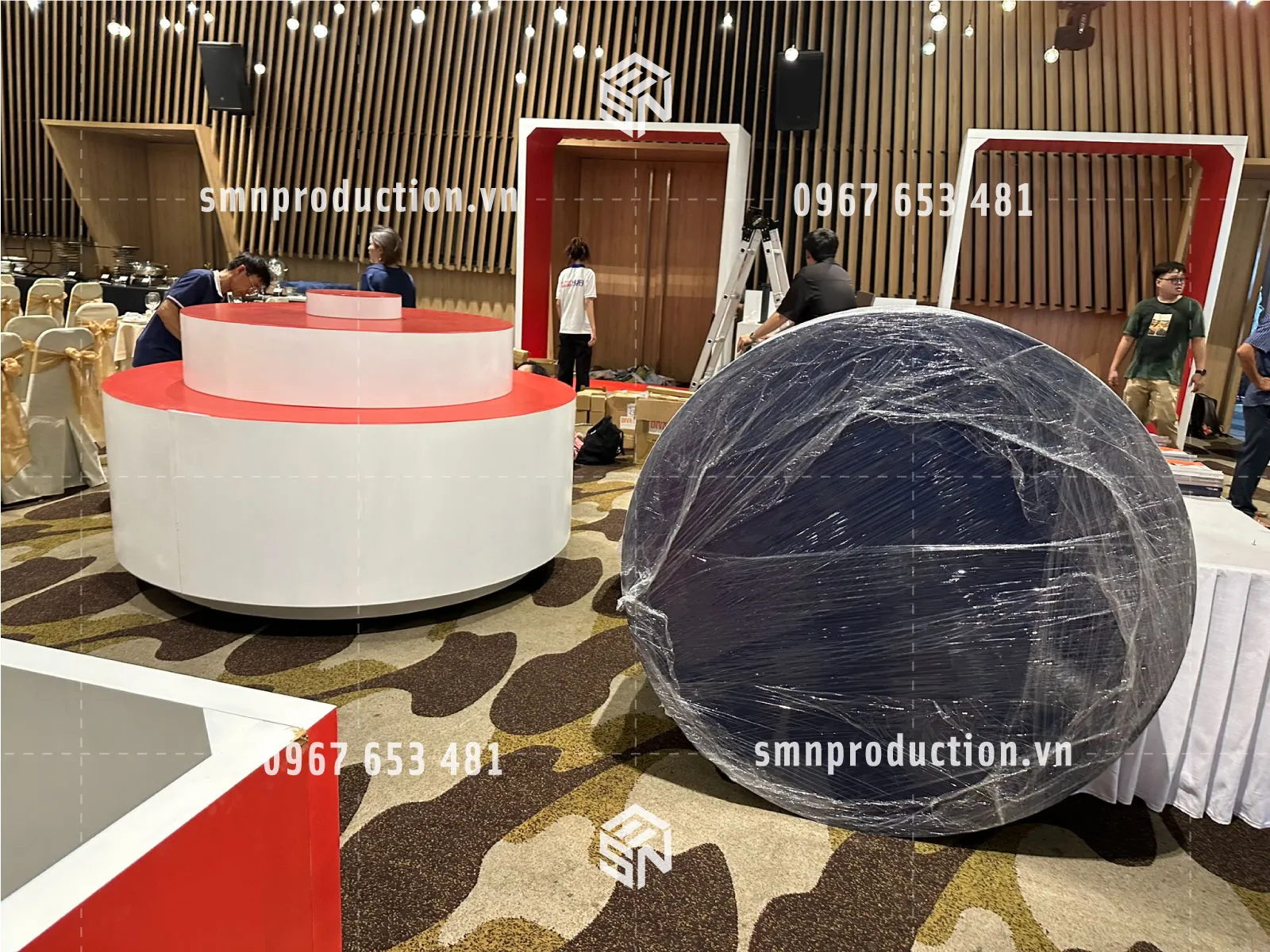 thi công booth quảng cáo
