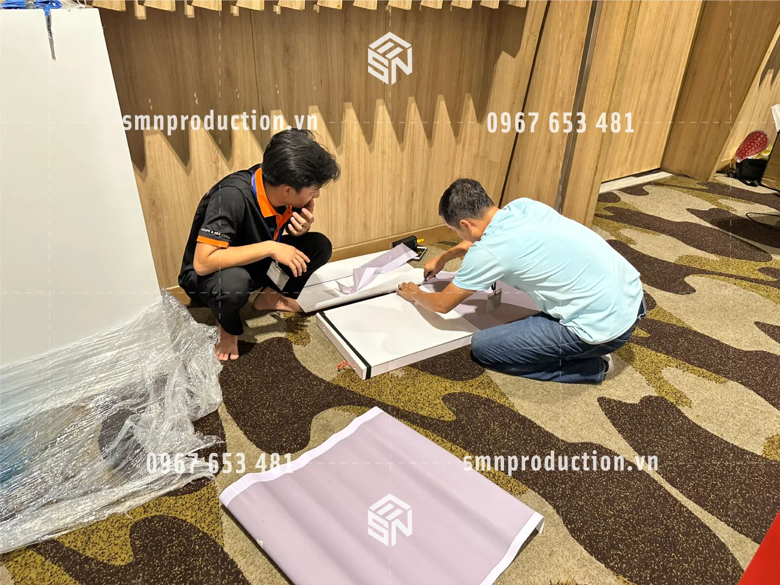 thi công booth quảng cáo