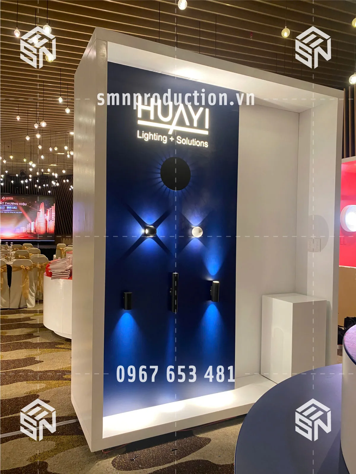 thi công booth quảng cáo
