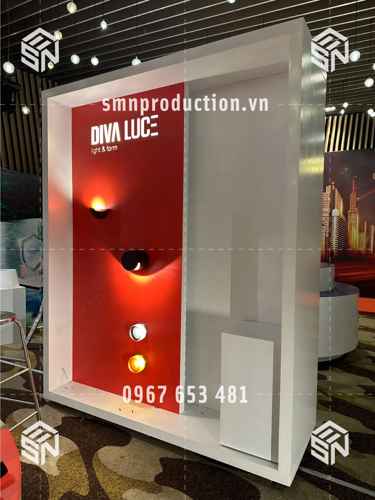 thi công booth quảng cáo
