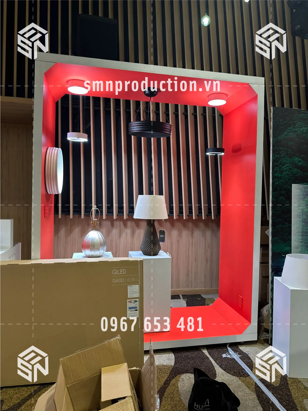 thi công booth quảng cáo