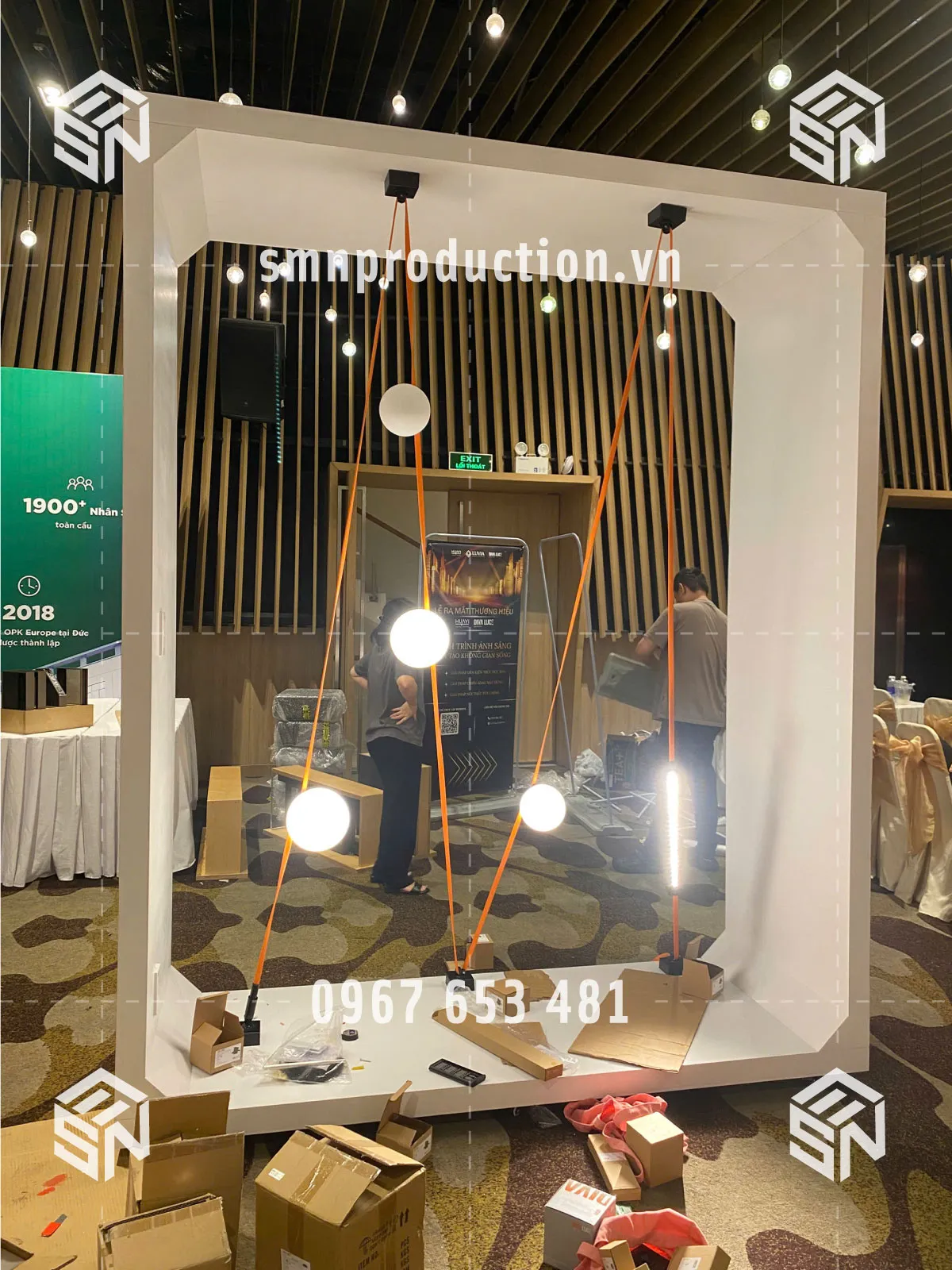thi công booth quảng cáo